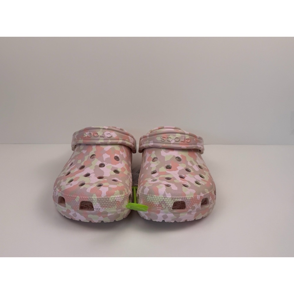 Crocs Classic Confetti Clog Women's Size 8/ Men's 6 Pink Camouflage 212462-7AJ